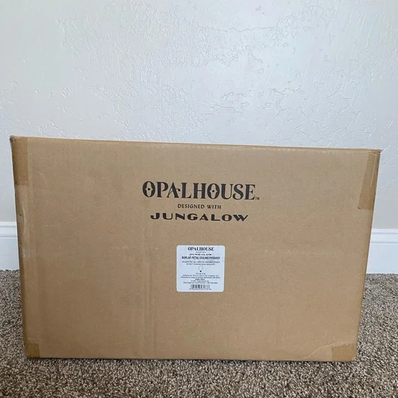 1 Opalhouse Burlap Petal Ceiling Pendant Designed With Jungalow. - Picture 9 of 10